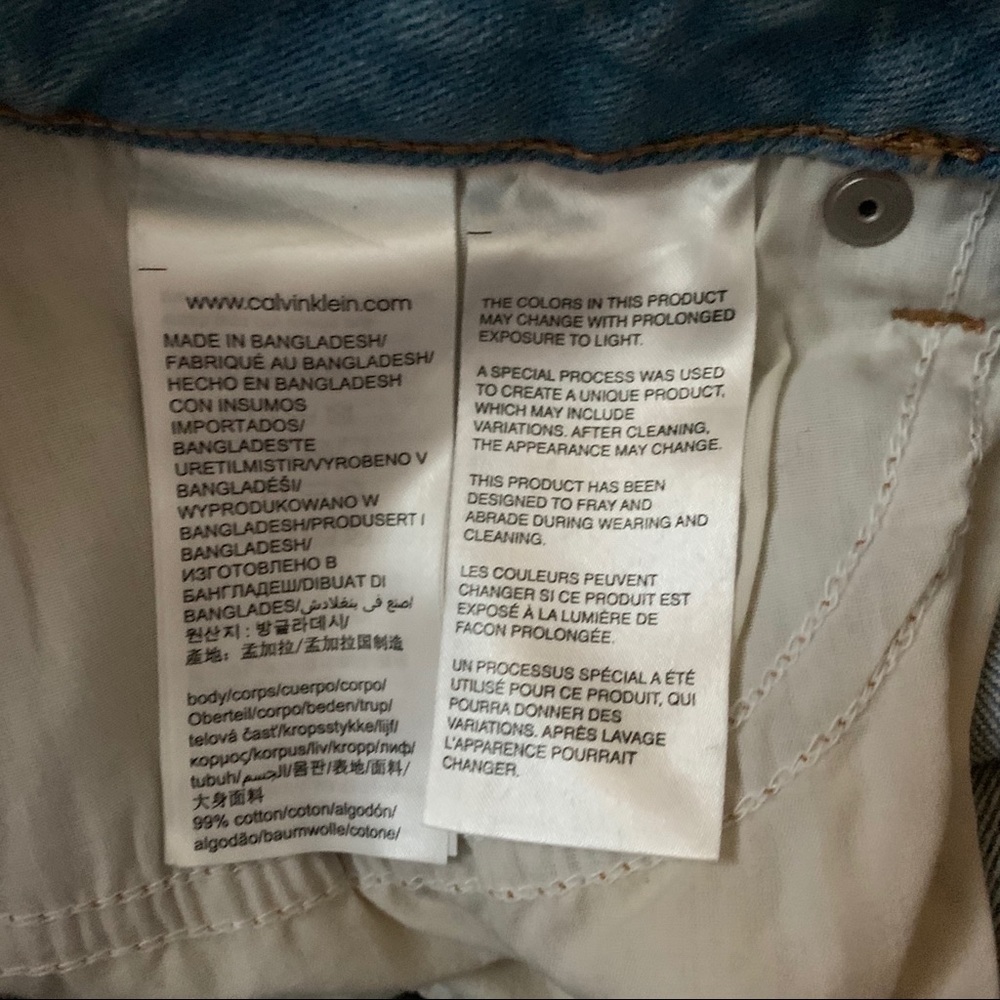 NWT Calvin Klein Denim Skirt - Picture 5 of 7